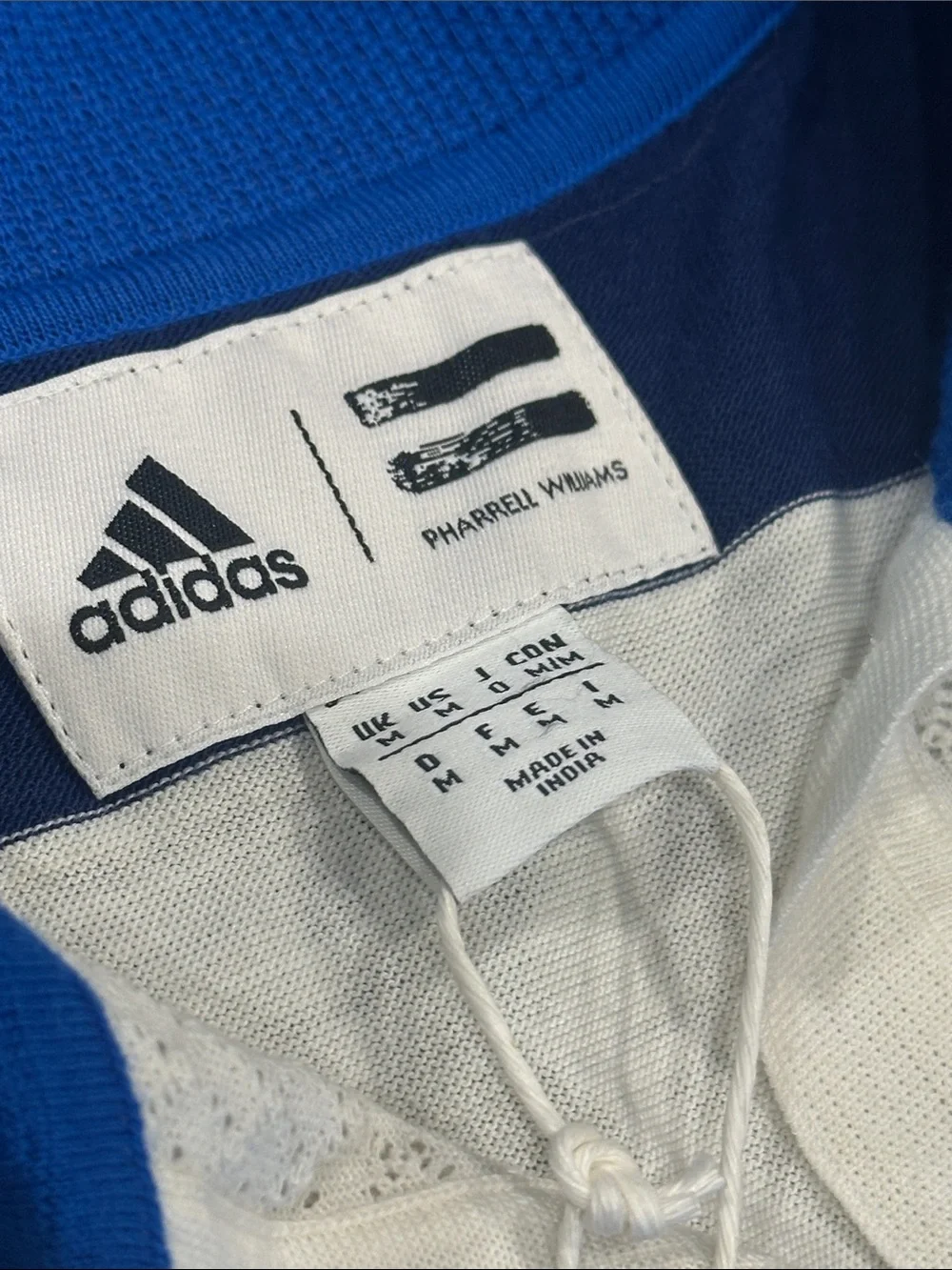 ADIDAS Pharrell Williams NY CB Colorblock Polo LTD men’s shirt sz M new with tag